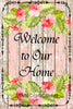 Garden Flag Digital Design Sublimation Graphic SVG-PNG-JPEG Download WELCOME TO OUR HOME Crafters Delight {{ JAMsCraftCloset }}