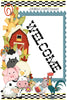 Garden Flag Digital Design Sublimation Graphic SVG-PNG-JPEG Download WELCOME Crafters Delight {{ JAMsCraftCloset }}