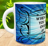 MUG Coffee Full Wrap Sublimation Digital Graphic Design Download WHEN LIFE KNOCKS YOU DOWN SVG-PNG Crafters Delight {{ JAMsCraftCloset }}