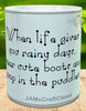 MUG Coffee Full Wrap Sublimation Digital Graphic Design Download WHEN LIFE GIVES YOU RAINY DAYS SVG-PNG Crafters Delight {{ JAMsCraftCloset }}