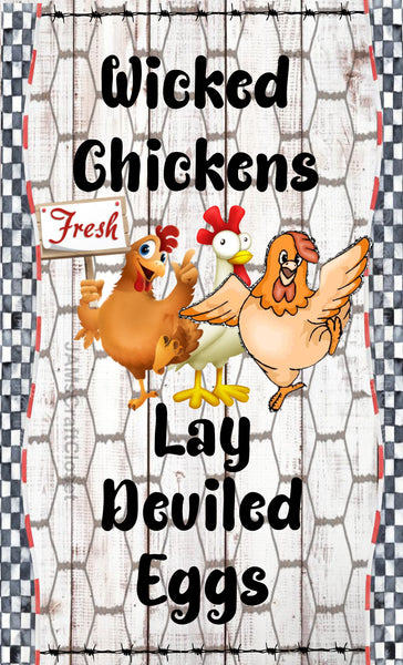 Digital Graphic Design SIGN SVG-PNG-JPEG Download Sublimation Design WICKED CHICKENS LAY DEVILED EGGS Crafters Delight {{ JAMsCraftCloset }}