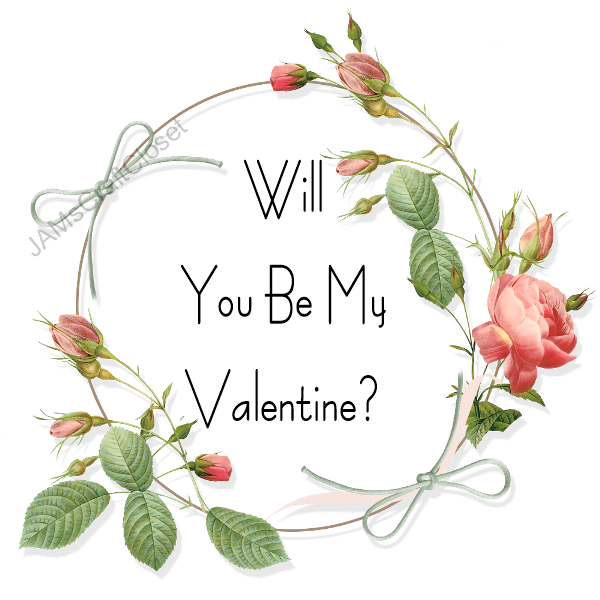 WILL YOU BE MY VALENTINE Digital Graphic SVG-PNG-JPEG Download Positive Saying Love Crafters Delight {{ JAMsCraftCloset }}