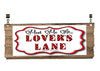 License Vanity Plate Front Plate Clever Funny Custom Plate Car Tag MEET ME AT LOVERS LANE Sublimation on Metal Gift Idea {{ JAMsCraftCloset }}