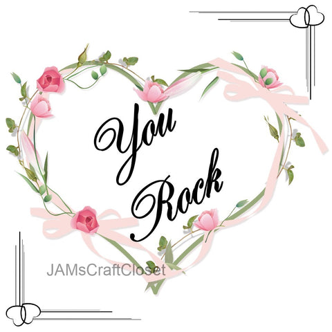 YOU ROCK - DIGITAL GRAPHICS  My digital SVG, PNG and JPEG Graphic downloads for the creative crafter are graphic files for those that use the Sublimation or Waterslide techniques - JAMsCraftCloset