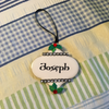 Personalized Holiday Christmas Ceramic Tile Ornaments Handmade Gift Stocking Stuffer {{ JAMsCraftCloset }}