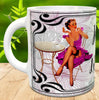 MUG Coffee Full Wrap Sublimation Digital Graphic Design Download JUST A GIRL THAT LOVES COFFEE SVG-PNG Crafters Delight {{ JAMsCraftCloset }}