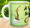 MUG Coffee Full Wrap Sublimation Digital Graphic Design Download A YAWN IS A SCREAM FOR COFFEE SVG-PNG Crafters Delight {{ JAMsCraftCloset }}