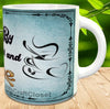 MUG Coffee Full Wrap Sublimation Digital Graphic Design Download POWERED BY PIXIE DUST AND COFFEE SVG-PNG Crafters Delight {{ JAMsCraftCloset }}