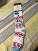 SOCKS Personalized Christmas Knee Socks ONE SIZE 5-9 Holiday Ware Gift Idea Unique {{ JAMsCraftCloset }}