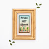 Garden Flag Digital Design Sublimation Easter Graphic SVG-PNG-JPEG Download PRICKS ARE NOT ALLOWED Crafters Delight {{ JAMsCraftCloset }}