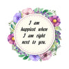 I AM HAPPIEST Digital Graphic SVG-PNG-JPEG Download Positive Saying Love Crafters Delight {{ JAMsCraftCloset }}