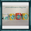 Mugs Coffee Tea Mugs Hand Painted Mugs Aqua Floral Mugs {{ JAMsCraftCloset }}