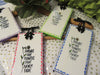 Ceramic Tiles Affirmation FRIENDS ARE FLOWERS Unique Gift Hand Painted Positive Saying {{ JAMsCraftCloset }}