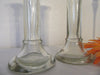 Candlestick Holders Vintage Pale Green Depression Glass Set of 2 {{ JAMsCraftCloset }}