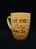 Mugs Cups Halloween Hand Painted Happy Witch Salem Witch Ghoulfriends Pumps to Broom {{ JAMsCraftCloset }}