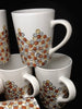 Mugs Hand Painted Gold Silver Bronze HAPPY DOTS {{ JAMsCraftCloset }}