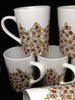 Mugs Hand Painted Gold Silver Bronze HAPPY DOTS {{ JAMsCraftCloset }}
