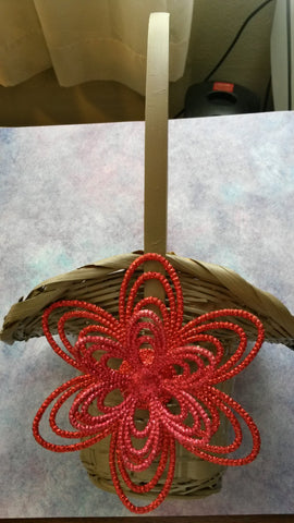 Basket Flower Girl Small Brownish Gray Wedding Accessory Table Decor {{ JAMsCraftCloset }}