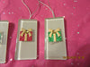 Ornaments Package Ceramic Tile Christmas Set of 4 Clear Smoky Ceramic Tiles {{ JAMsCraftCloset }}