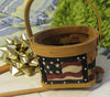 Basket Flower Girl Patriotic USA Red White and Blue Woven Wedding Accessory Table Decor {{ JAMsCraftCloset }}