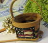 Basket Flower Girl Patriotic USA Red White and Blue Woven Wedding Accessory Table Decor {{ JAMsCraftCloset }}