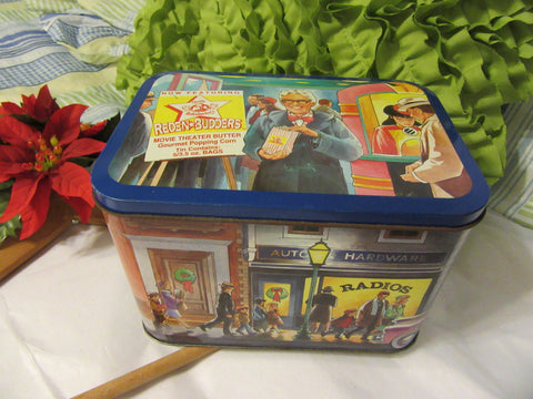 Pop Corn Advertising Tin Vintage Reden Budders Orville Redenbacher {{ JAMsCraftCloset }}