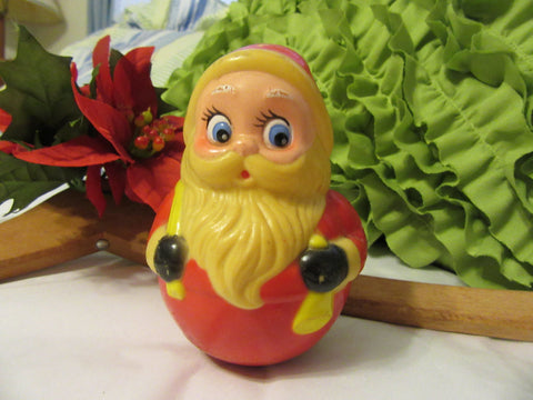 Santa Roly Poly Chiming Vintage Decoration Christmas Holiday {{ JAMsCraftCloset }}