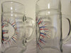 REAL MAN Mug or MAN Cave Mug Hand Painted Clear Glass Extra Large {{ JAMsCraftCloset }}