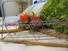 Tote Caddy Container or Basket Wire Rectangle Heart With Hearts As Accents {{ JAMsCraftCloset }}