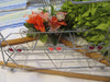 Tote Caddy Container or Basket Wire Rectangle Heart With Hearts As Accents {{ JAMsCraftCloset }}