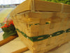 Basket Flower Girl Natural Basket Green Woven Design Wedding Accessory {{ JAMsCraftCloset }}