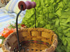Basket Teacher Oval With Bling and ABC Apple Ribbon Accents {{ JAMsCraftCloset }}