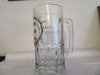 REAL MAN Mug or MAN Cave Mug Hand Painted Clear Glass Extra Large {{ JAMsCraftCloset }}