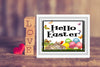 Garden Flag Digital Design Sublimation Easter Graphic SVG-PNG-JPEG Download HELLO EASTER Crafters Delight {{ JAMsCraftCloset }}