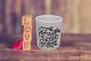 Mugs Coffee FAITH Hand Painted Stenciled SET OF 2 Faith Over Fear - Commit You Work To The Lord - Crafters Delight {{ JAMsCraftCloset }}