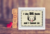 DEER License Plate Digital Graphic Design Download I LIKE BIG RACKS SVG-PNG Hunters Crafters Delight Sublimation {{ JAMsCraftCloset }}