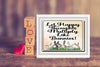 Garden Flag Digital Design Sublimation Easter Graphic SVG-PNG-JPEG Download LET HAPPY THOUGHTS MULTIPLY LIKE BUNNIES Crafters Delight {{ JAMsCraftCloset }}