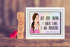 MUG Coffee Full Wrap Sublimation Digital Graphic Design Download JUST KEEP TALKING SVG-PNG Crafters Delight {{ JAMsCraftCloset }}