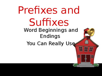 Prefixes and Suffixes-Complete Teacher Lesson on PowerPoint Pretest Activities Posttest {{ JAMsCraftCloset }}