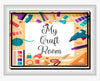 BUNDLE MY CRAFT ROOM SIGNS Digital Graphic Design Crafters Wall Art Downloads SVG PNG JPEG Files Sublimation Design Crafters Delight {{ JAMsCraftCloset }}