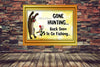MUG Coffee Full Wrap Sublimation Digital Graphic Design Download GONE HUNTING BE BACK TO GO FISHING SVG-PNG Crafters Delight {{ JAMsCraftCloset }}