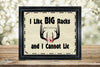 DEER License Plate Digital Graphic Design Download I LIKE BIG RACKS SVG-PNG Hunters Crafters Delight Sublimation {{ JAMsCraftCloset }}