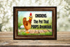 MUG Coffee Full Wrap Sublimation Digital Graphic Design Download CHICKENS THE PET THAT POOPS BREAKFAST SVG-PNG Crafters Delight {{ JAMsCraftCloset }}