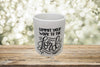 Mugs Coffee FAITH Hand Painted Stenciled SET OF 2 Faith Over Fear - Commit You Work To The Lord - Crafters Delight {{ JAMsCraftCloset }}