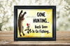 MUG Coffee Full Wrap Sublimation Digital Graphic Design Download GONE HUNTING BE BACK TO GO FISHING SVG-PNG Crafters Delight {{ JAMsCraftCloset }}