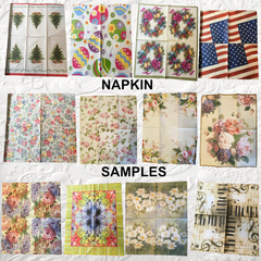 5.  NAPKINS for Decoupage