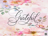 DIGITAL RECTANGLE Graphic Design GRATEFUL-FLORAL THEME - PNG SVG JPEG PDF Farmhouse Country Cabin POSITIVE SAYING Wall Art Home Decor Gift Crafters Delight - JAMsCraftCloset