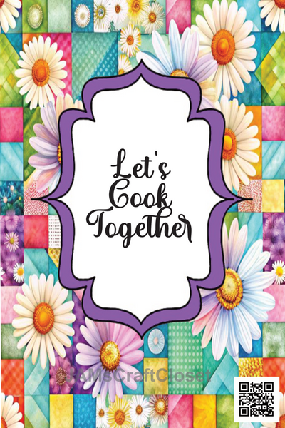 RECTANGLE SHAPED Digital Graphic Design LETS COOK TOGETHER - PNG SVG Lake House Sign Farmhouse Country Home Cabin Wall Art Shelf Sitter Decor Gift Crafters Delight - JAMsCraftCloset