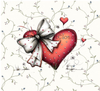 Digital Rectangle Graphic Design VALENTINE - RED HEART WITH BOW - PNG SVG PDF JPEG Farmhouse Country Home VALENTINE'S DAY HOLIDAY Decoupage Sublimation &nbsp;Design Gift Crafters Delight - JAMsCraftCloset