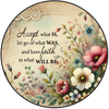 ROUND Digital Graphic Design - ACCEPT WHAT IS - Wedding Gift HOME DECOR Sublimation Decoupage PNG SVG PDF JPEG Country Farmhouse Wall Art Shelf Sitter Gift Crafters Delight - JAMsCraftCloset
